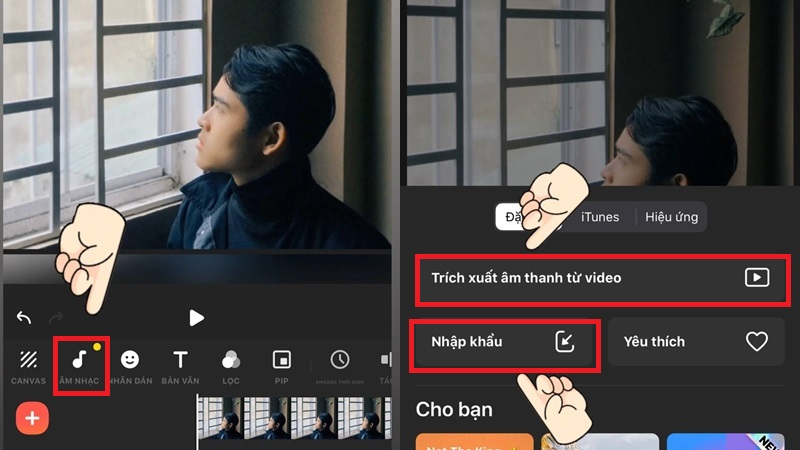 Thêm đoạn âm thanh mình muốn 