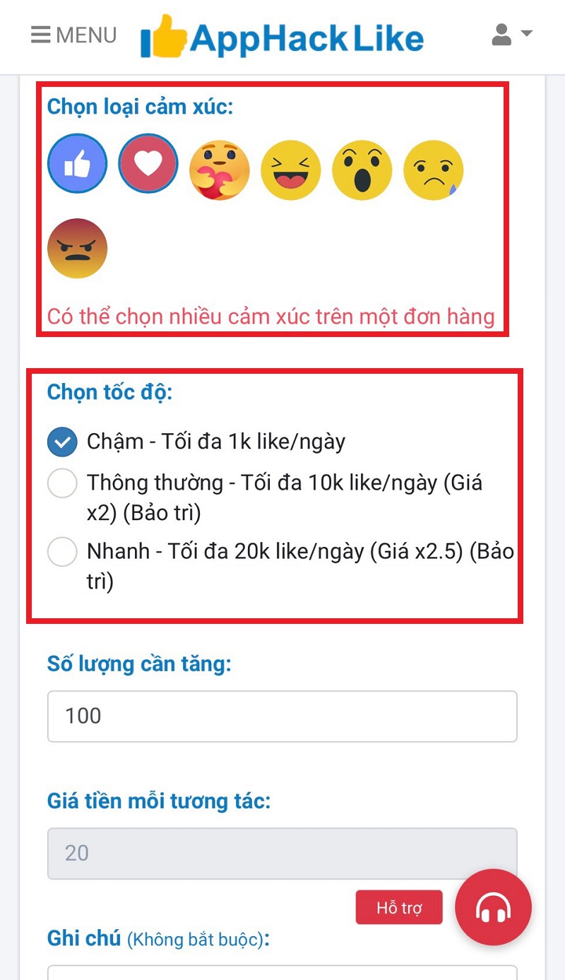 hướng dẫn sử dụng dịch vụ